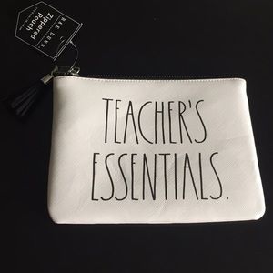 Rae Dunn Teacher Essentials Zippered Pouch